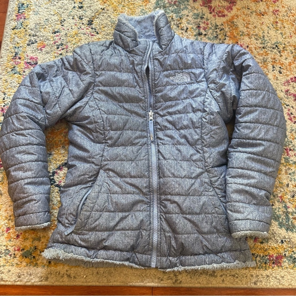 Girls North Face Reversible Jacket